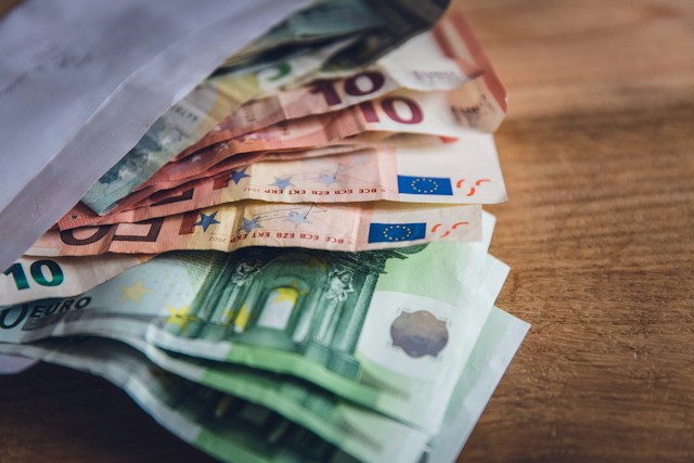 euro w kopercie