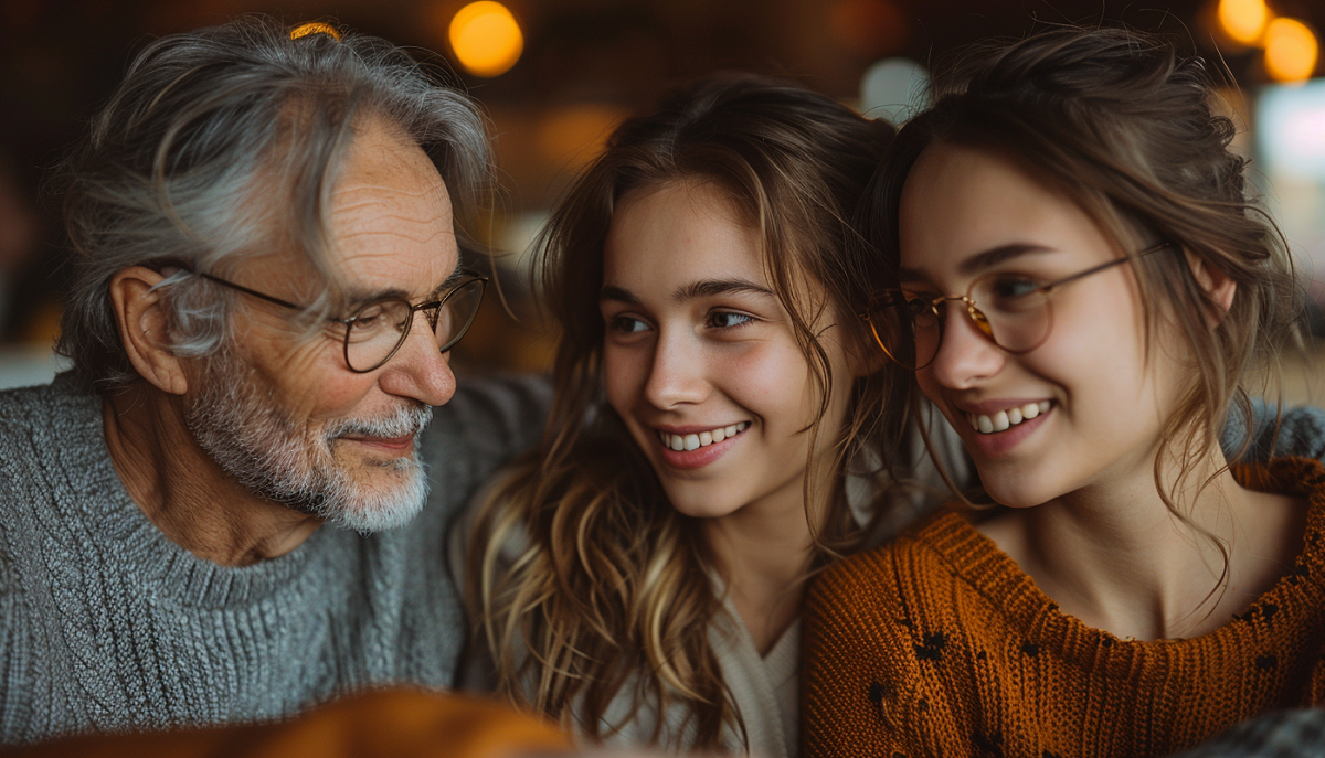 uśmiechnięci ludzie